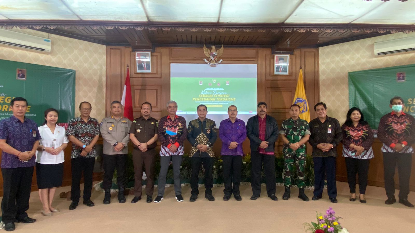 Badan KESBANGPOL Bali wakili Gubernur Bali hadiri Kegiatan BNPT RI dan FKPT Bali di Bajra Sandhi
