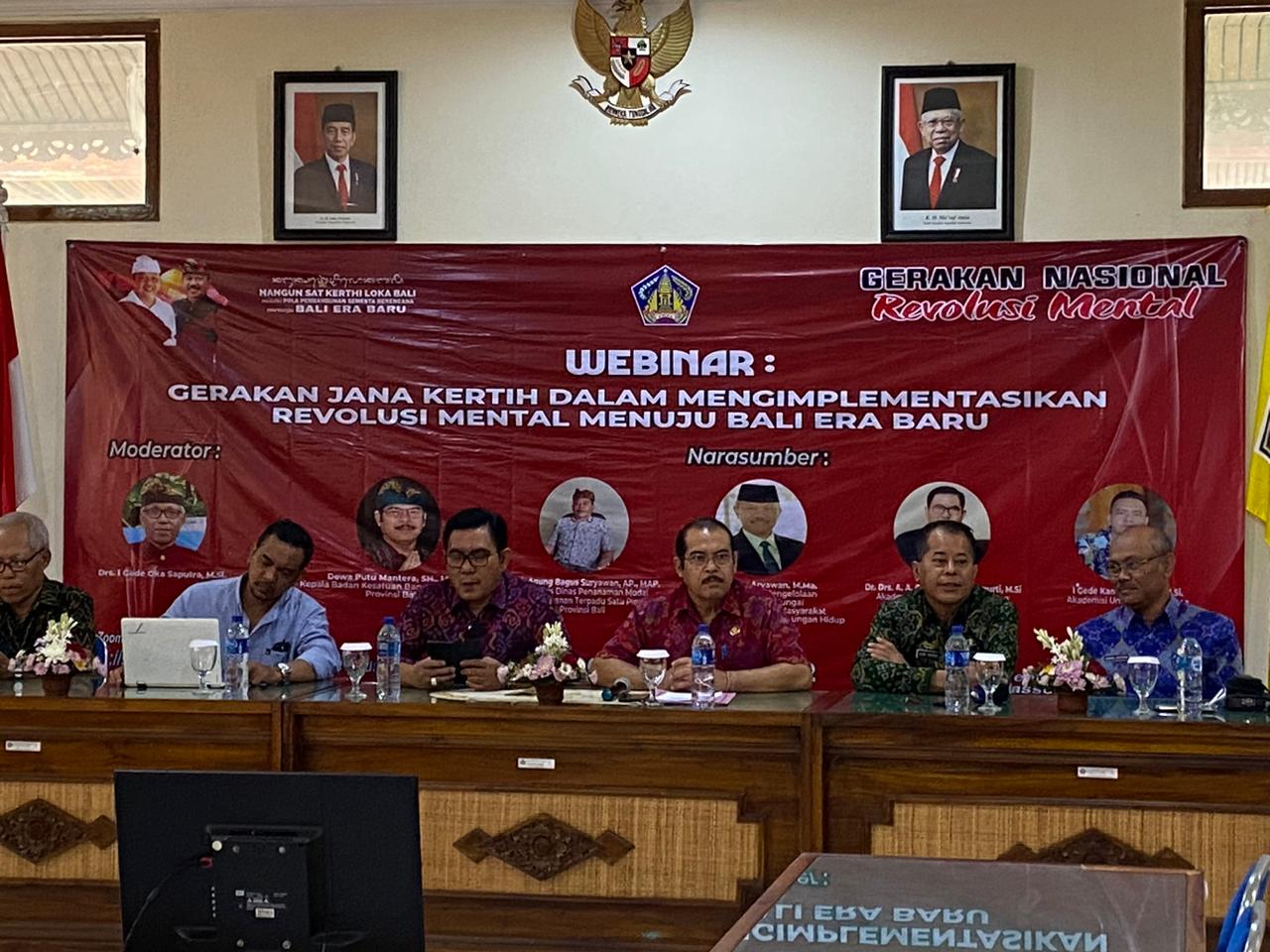 Badan KESBANGPOL Bali laksanakan Webinar GNRM Tahun 2022