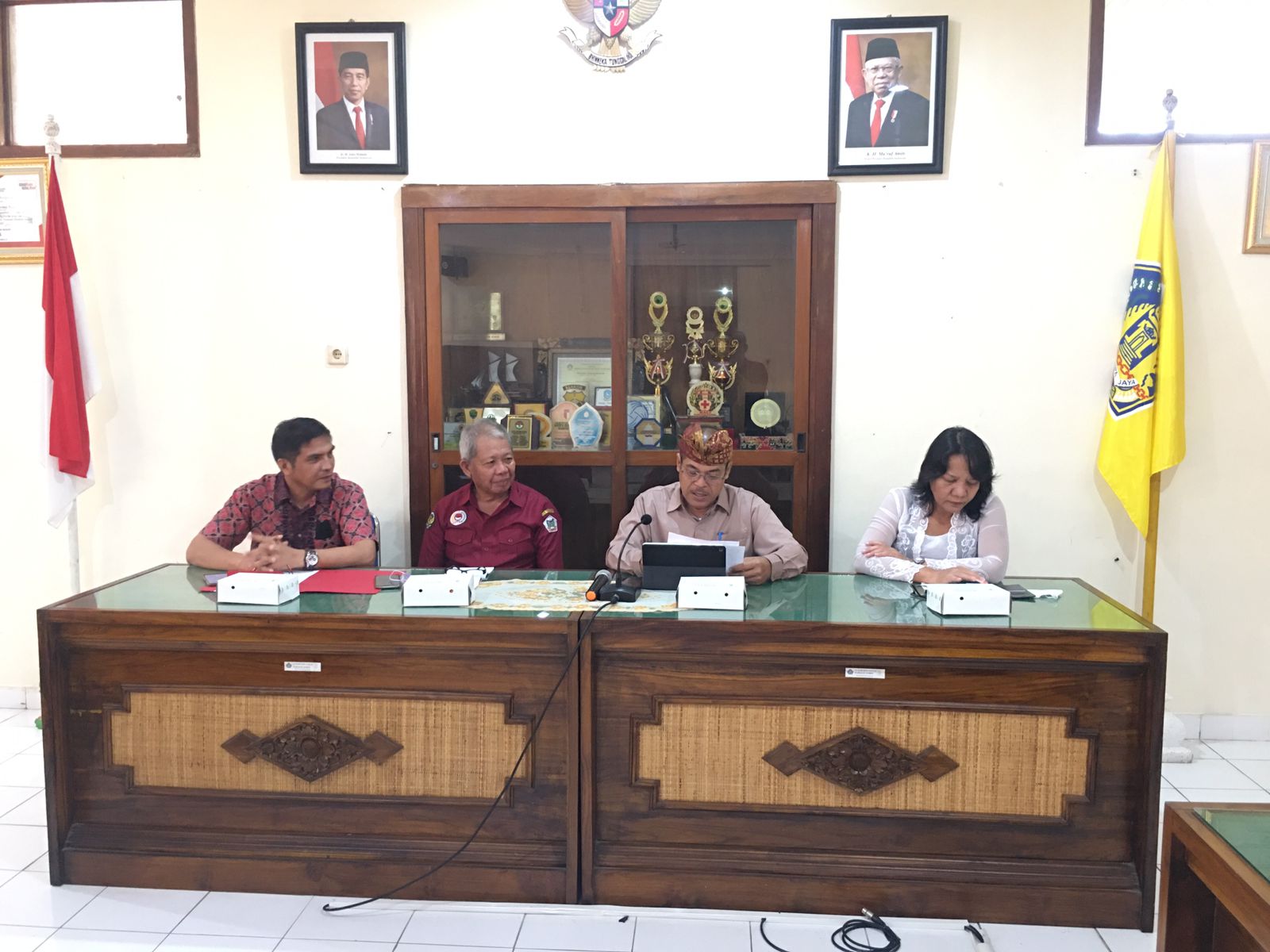 Kunjungan FPK Tomohon ke Badan KESBANGPOL Bali