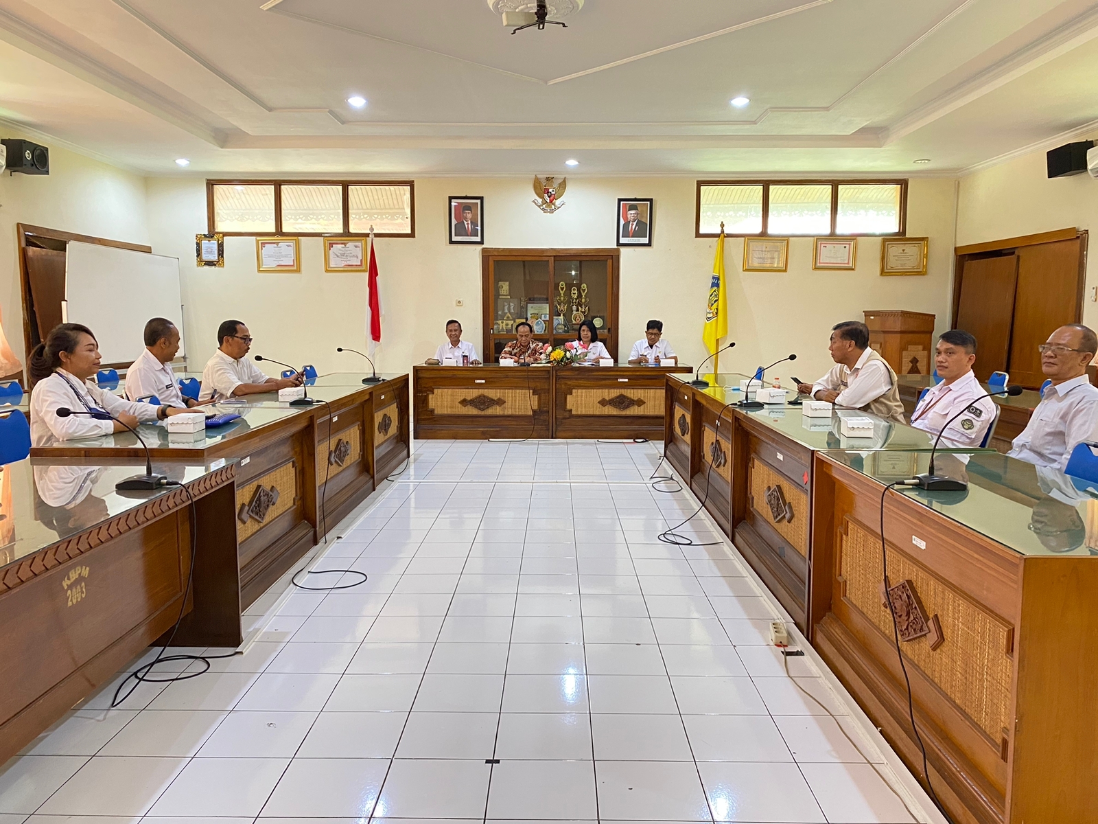 Kunjungan Kerja Dirjen Bina Pembangunan Daerah ke KESBANGPOL terkait Kesiapsiagaan NATARU