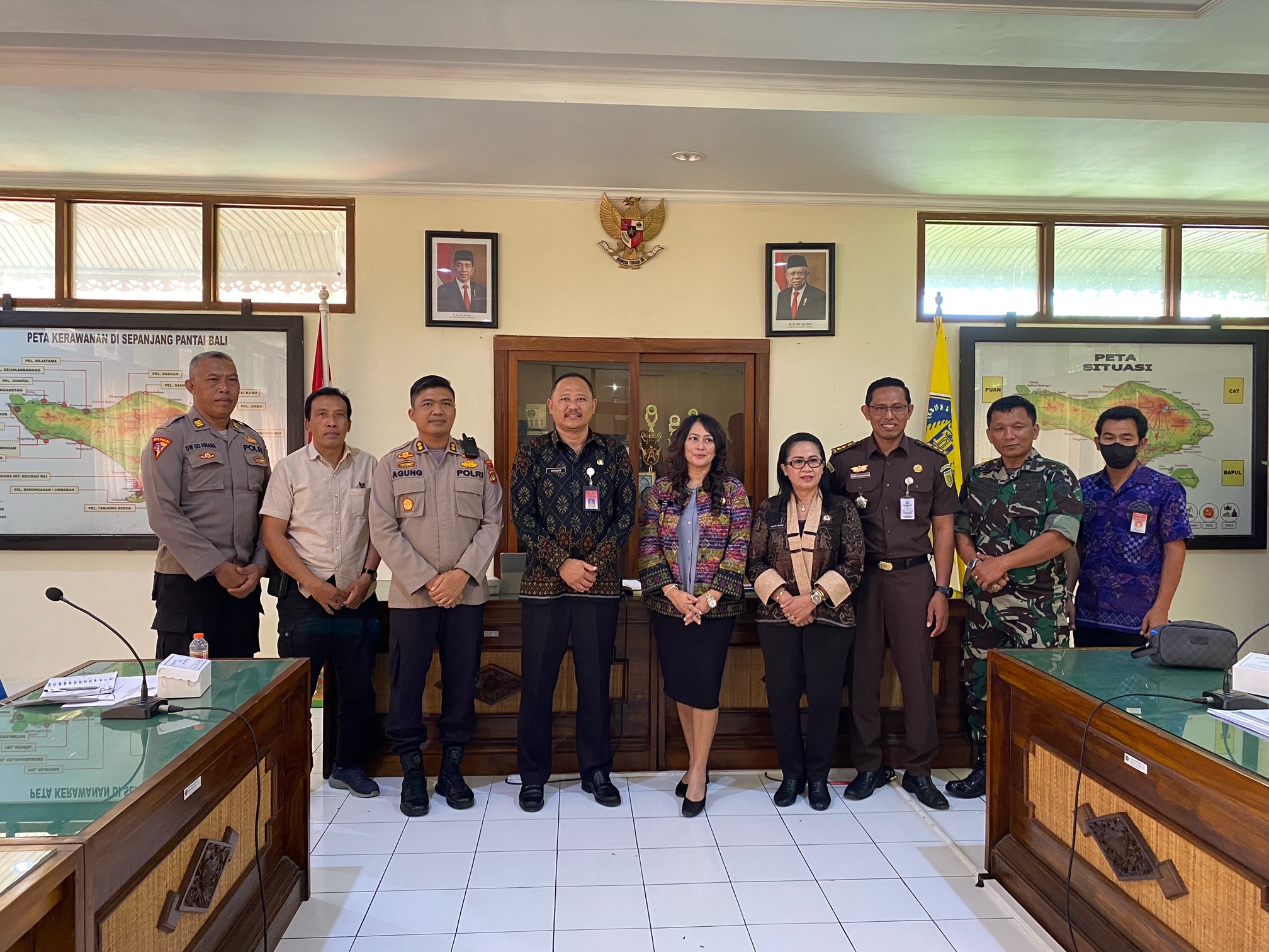 KESBANGPOL Bali Rapat Penyusunan Rencana Aksi Daerah Tim Terpadu Penanganan Konflik Sosial.