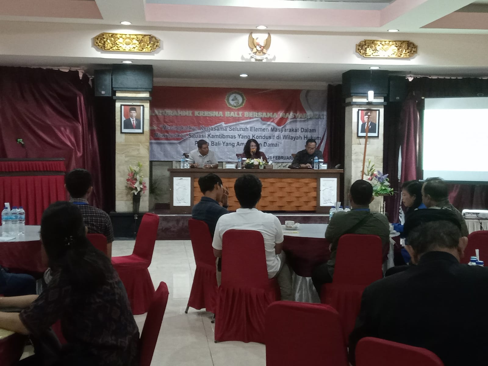 KESBANGPOL Bali turut sebagai Narasumber pada Kegiatan Silaturahmi yang dilaksanakan POLDA Bali