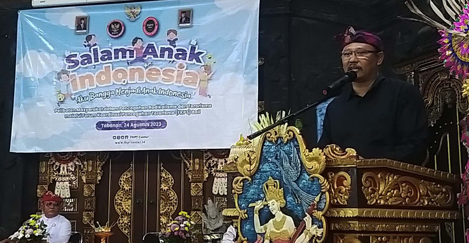 Kaban KESBANGPOL Selaku Ketua FKPT Bali Buka Salam Anak Indonesia