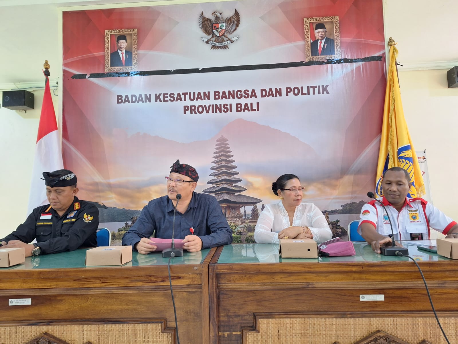 Kaban KESBANGPOL Bali Terima Audensi Ormas LP-KPK