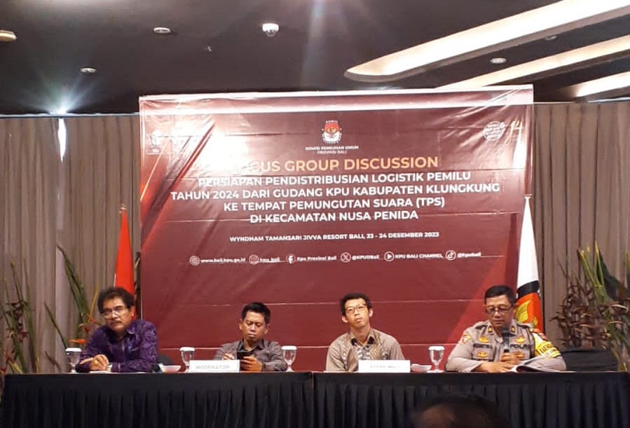 FGD Persiapan Pendistribusian Logistik Pemilu Tahun 2024 di Kabupaten Klungkung