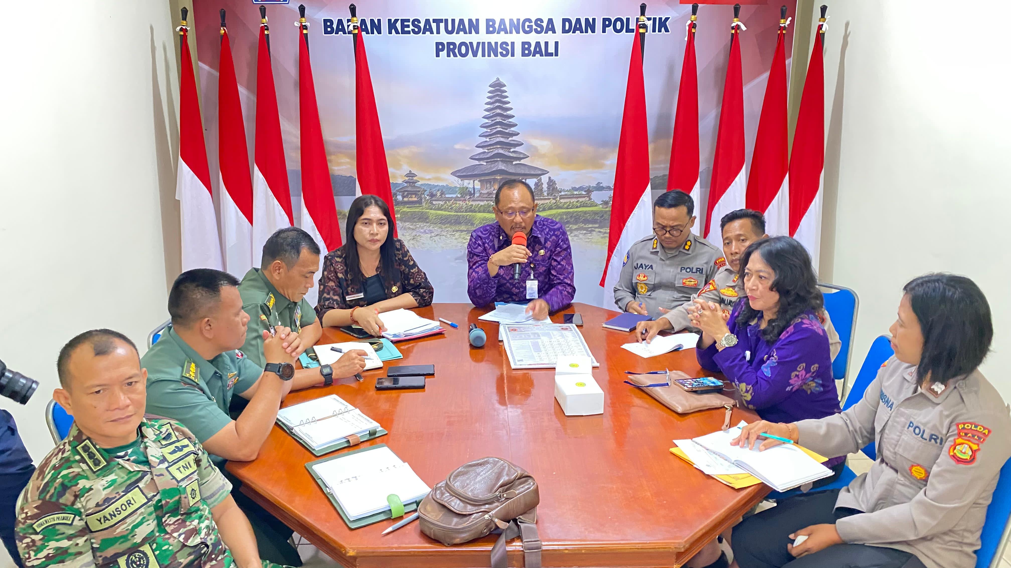 Rapat Persiapan Penandatanganan Serentak NPHD Pengamanan Pilkada Tahun 2024