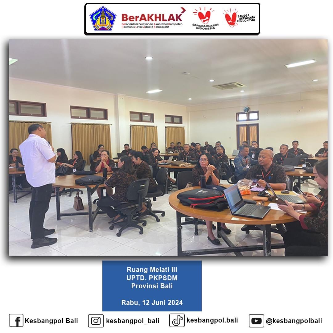 Kaban Kesbangpol menjadi Penceramah pada Pelatihan Kepemimpinan Administrator Angkatan III Tahun 2024