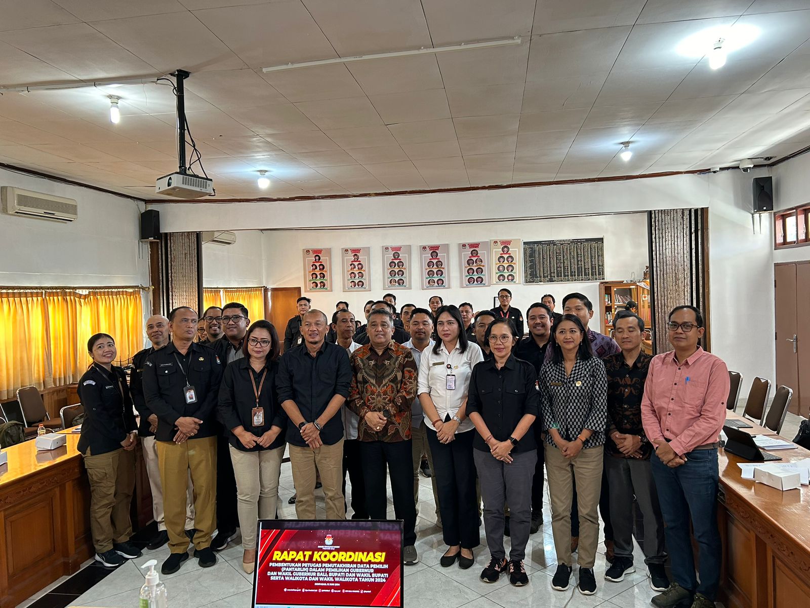 Rakor Pembentukan PANTARLIH dalam PILKADA Provinsi Bali Tahun 2024