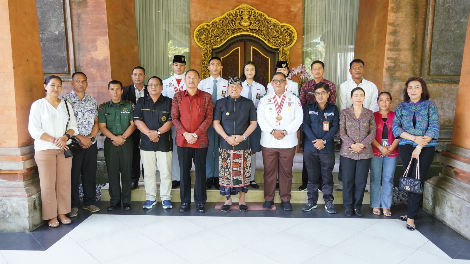 PJ. Gubernur Bali Berikan Motivasi Pada Calon Paskibraka Nasional Perwakilan Bali