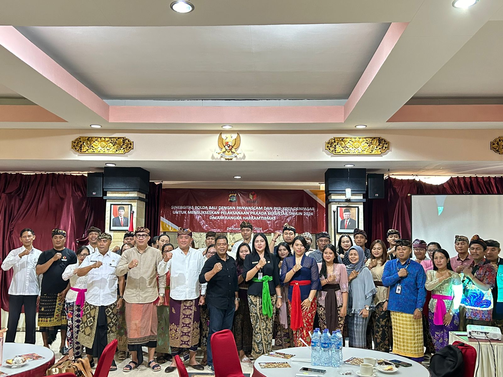 Sinergitas Polda Bali dengan Panwascam dan PKD Kota Denpasar