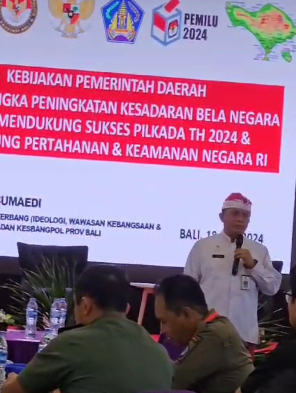 Sosialisasi Regulasi Pembinaan Kesadaran Bela Negara (PKBN) Tahun 2024