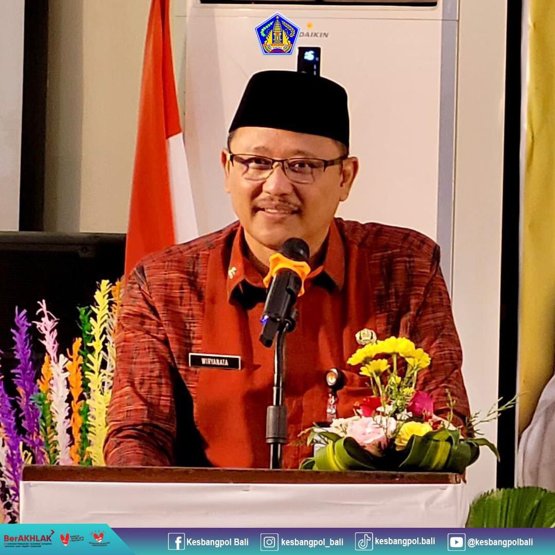 Kaban Kesbangpol Bali Wakili PJ. Gubernur Bali pada Pelantikan dan Pengukuhan Pengurus Wilayah KBB Provinsi Bali 2024-2028