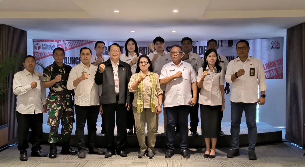 Rakor Stakeholder dan Launching Pemetaan Kerawanan Pemilihan Serentak Tahun 2024