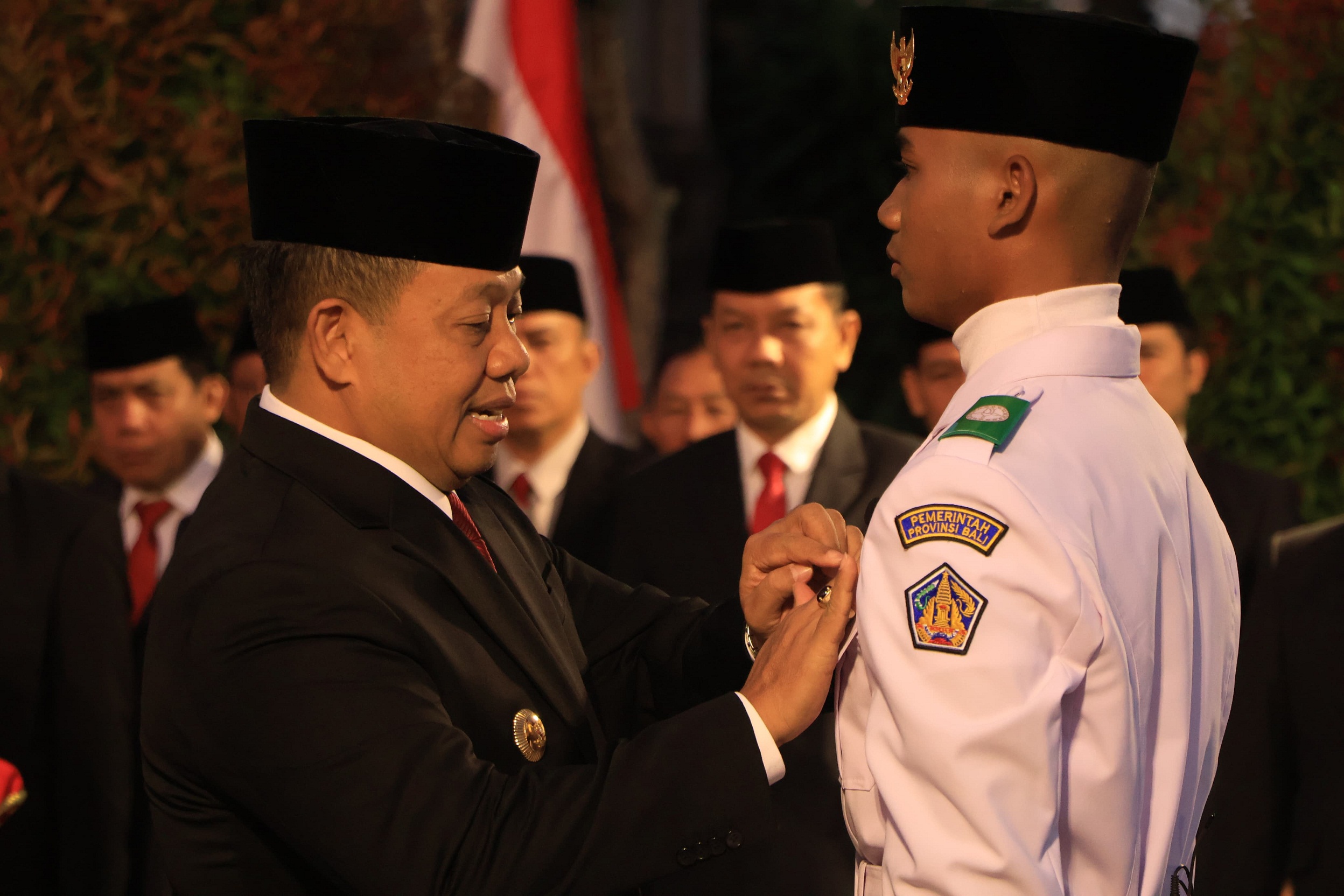 Pengukuhan Paskibraka Provinsi Bali Tahun 2024