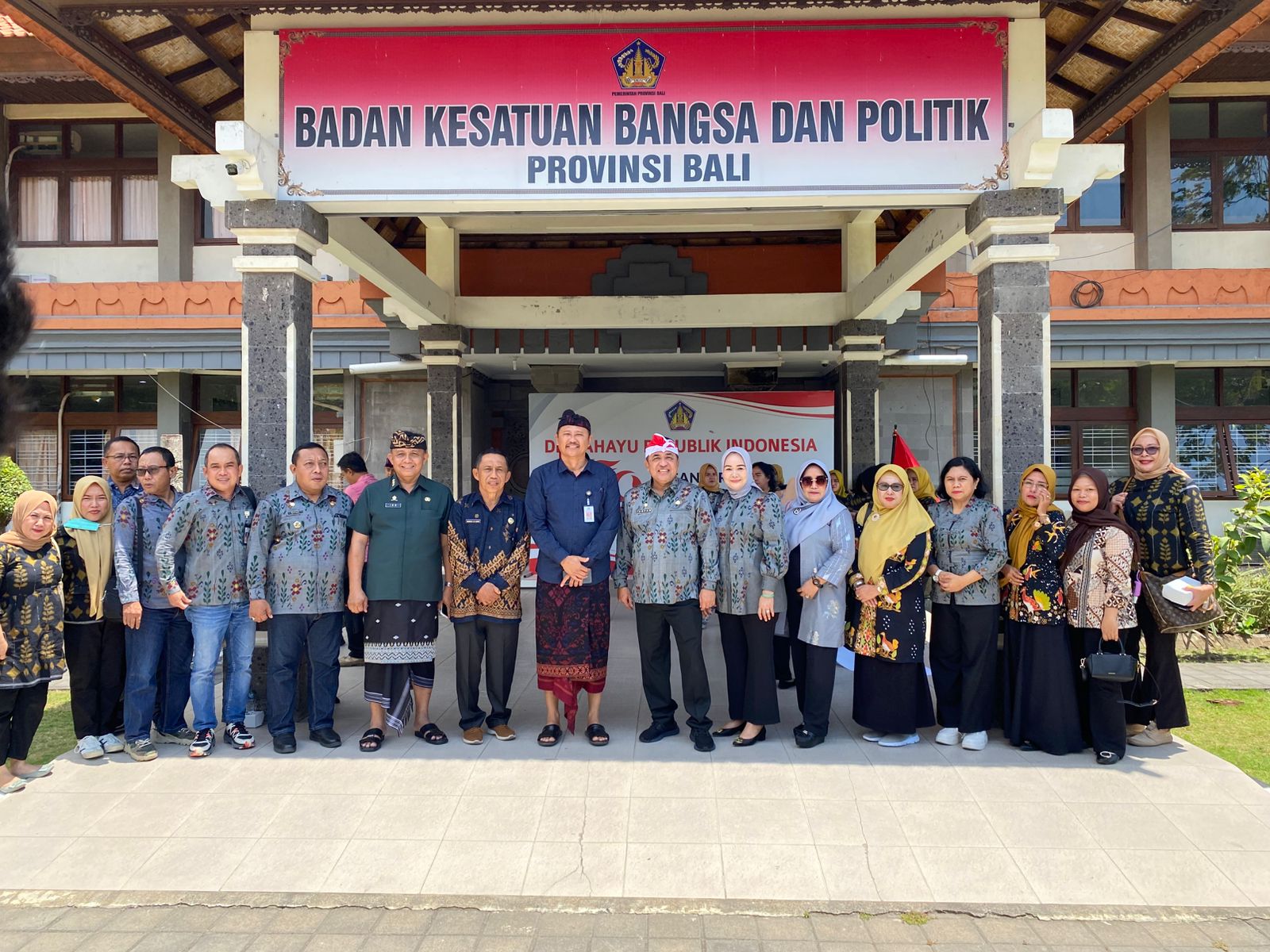 Kunjungan Badan Kesbangpol Provinsi Sulawesi Tengah