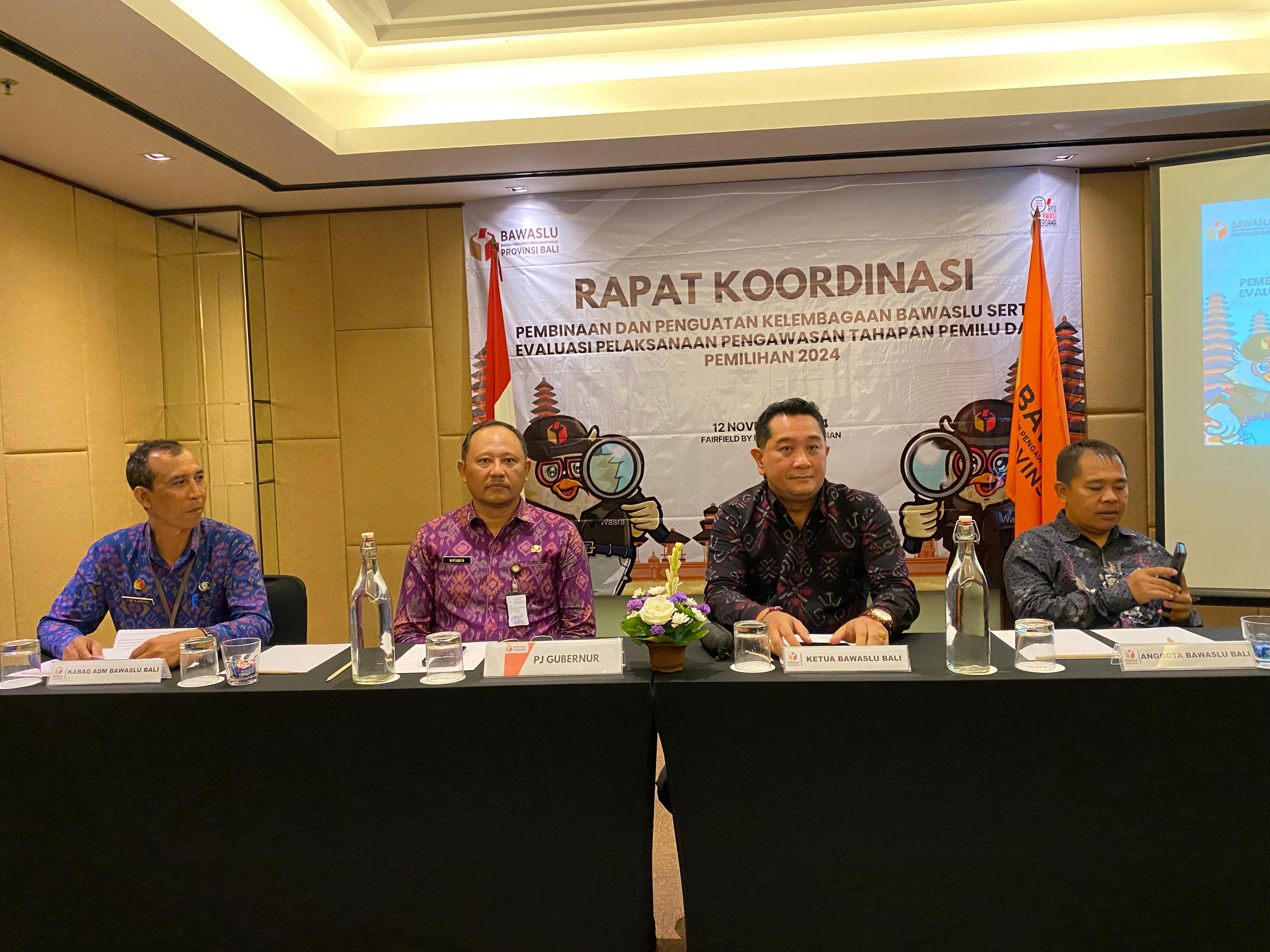 Kaban Kesbangpol wakili Pj. Gubernur Bali Hadiri Pembinaan dan Penguatan Kelembagaan Bawaslu