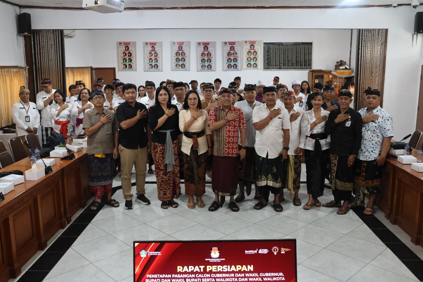 Rapat Persiapan Penetapan Pasangan Calon Kepala Daerah Terpilih se-Provinsi Bali