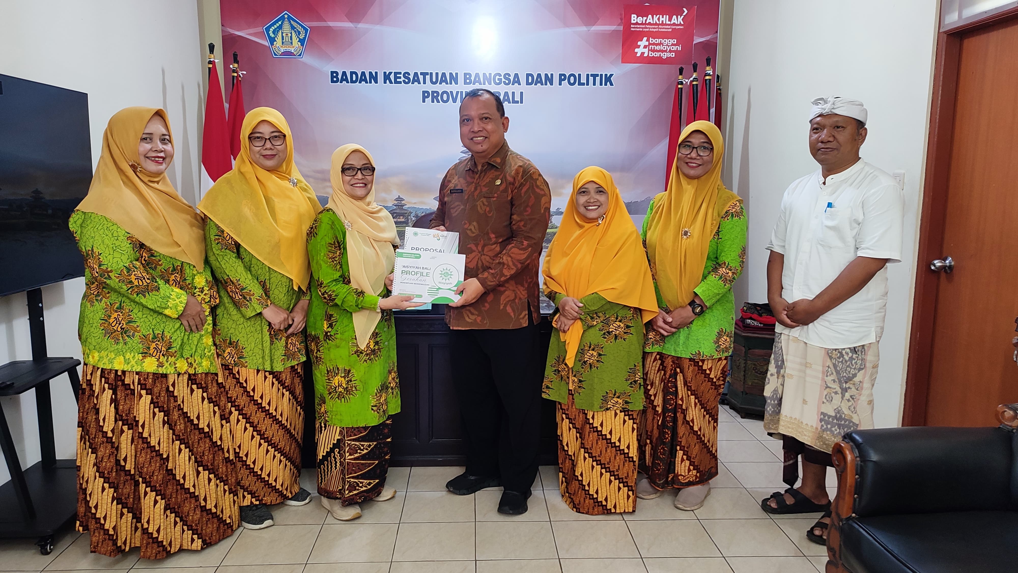 Kaban Kesbangpol Bali Terima Audensi Lembaga Aisyiyah