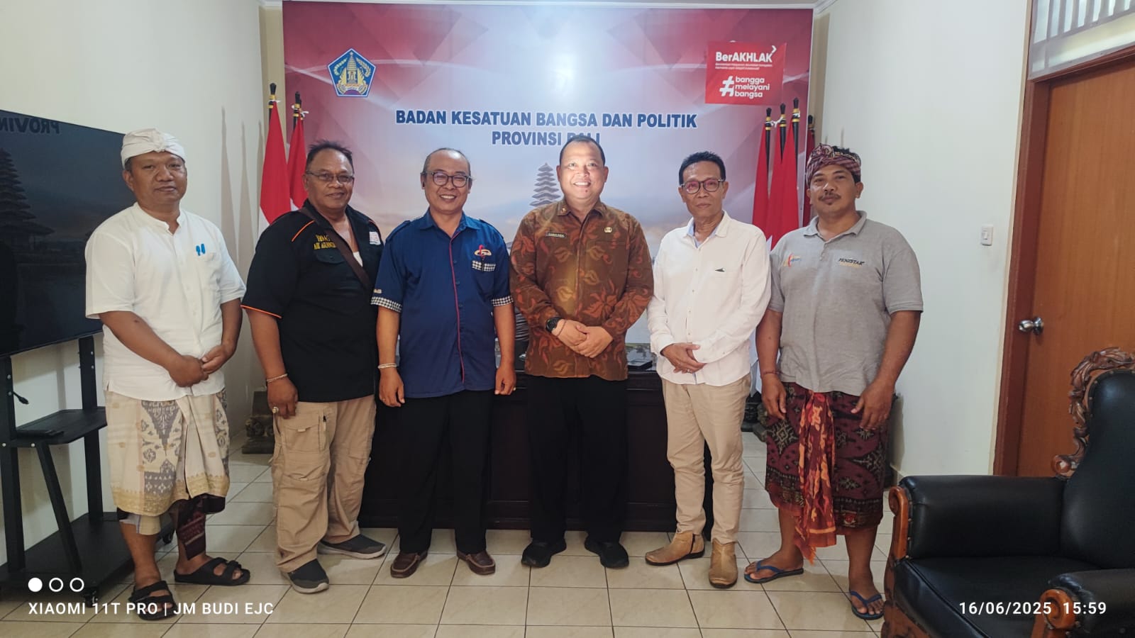 Kaban Kesbangpol Bali Terima Audensi PBMB