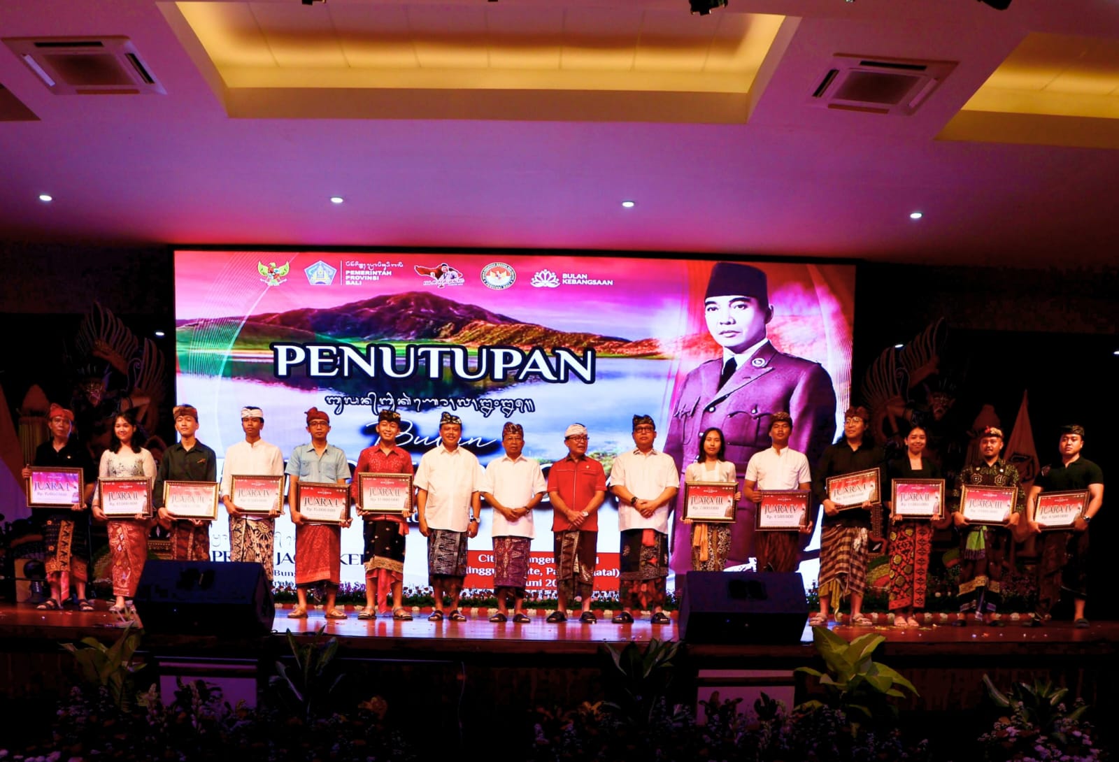 PENGUMUMAN PEMENANG LOMBA BULAN BUNG KARNO VII TAHUN 2025 DI PROVINSI BALI