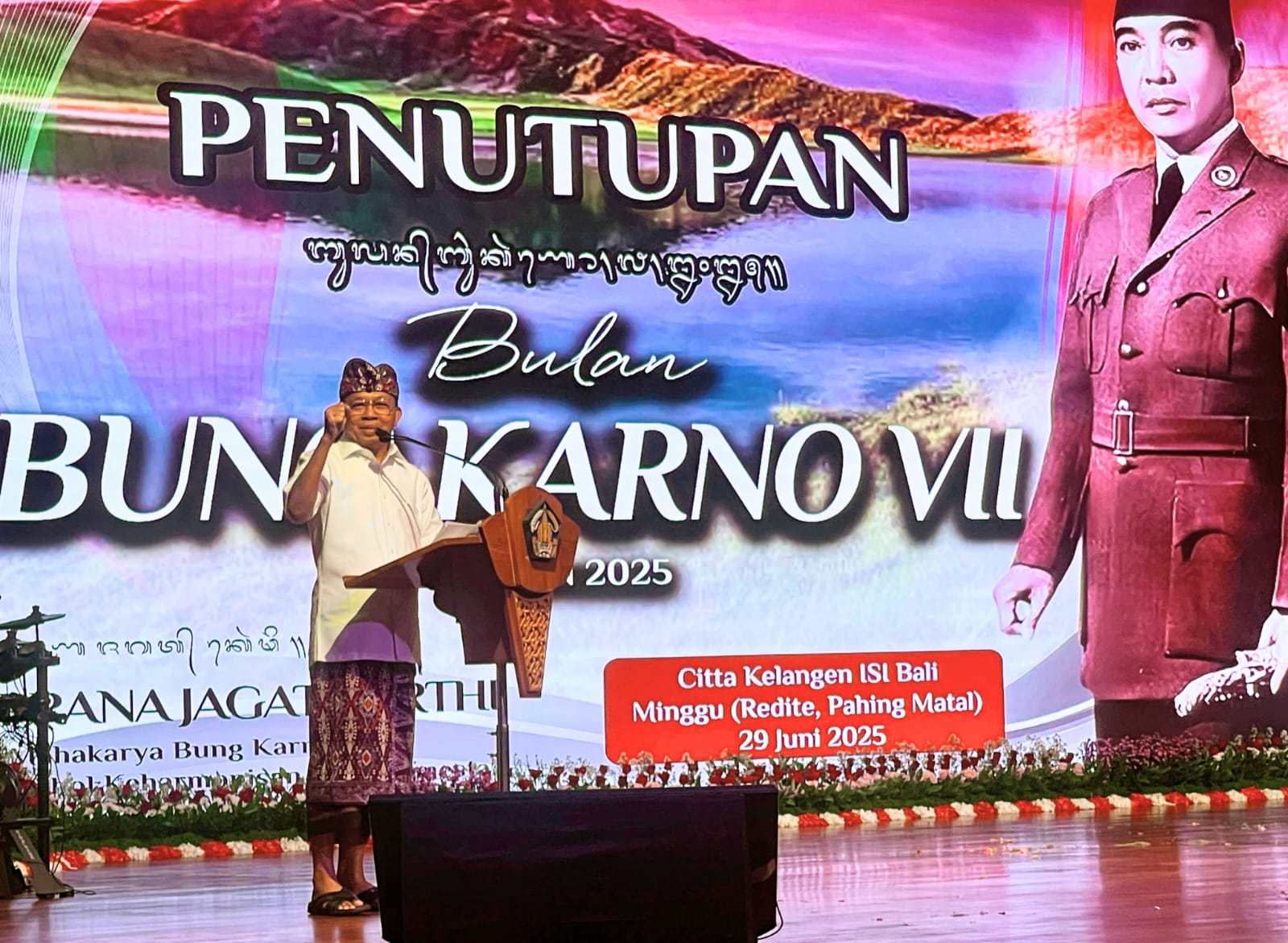Gubernur Bali Tutup Pelaksanaan Bulan Bung Karno VII Tahun 2025