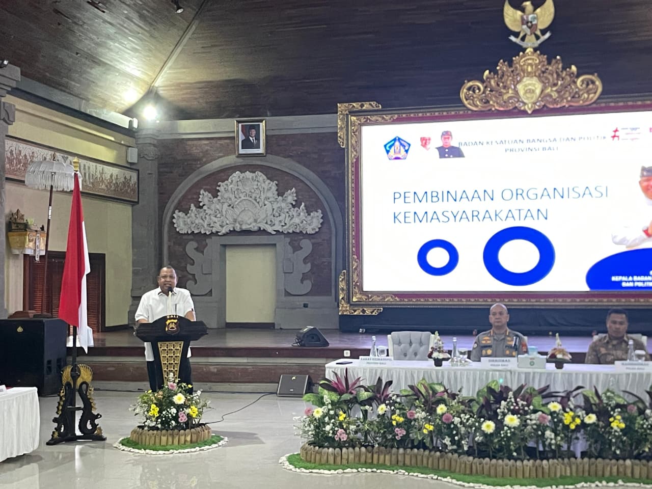 Kaban Kesbangpol Bali jadi Narasumber dalam Pembinaan Ormas mendukung Program Astacita di Bali