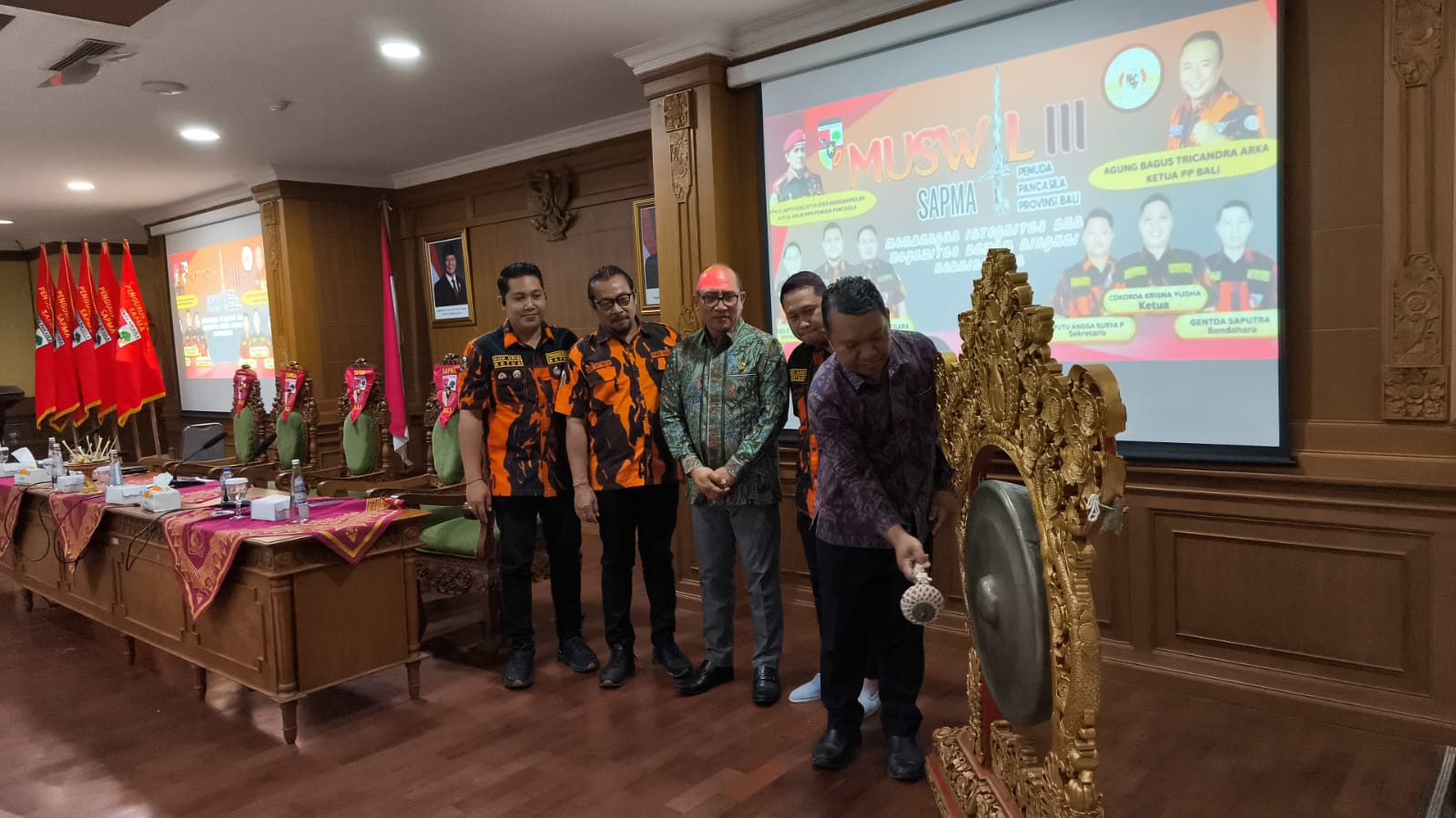 Badan Kesbangpol Bali Buka MUSWIL III SAPMA PP Bali
