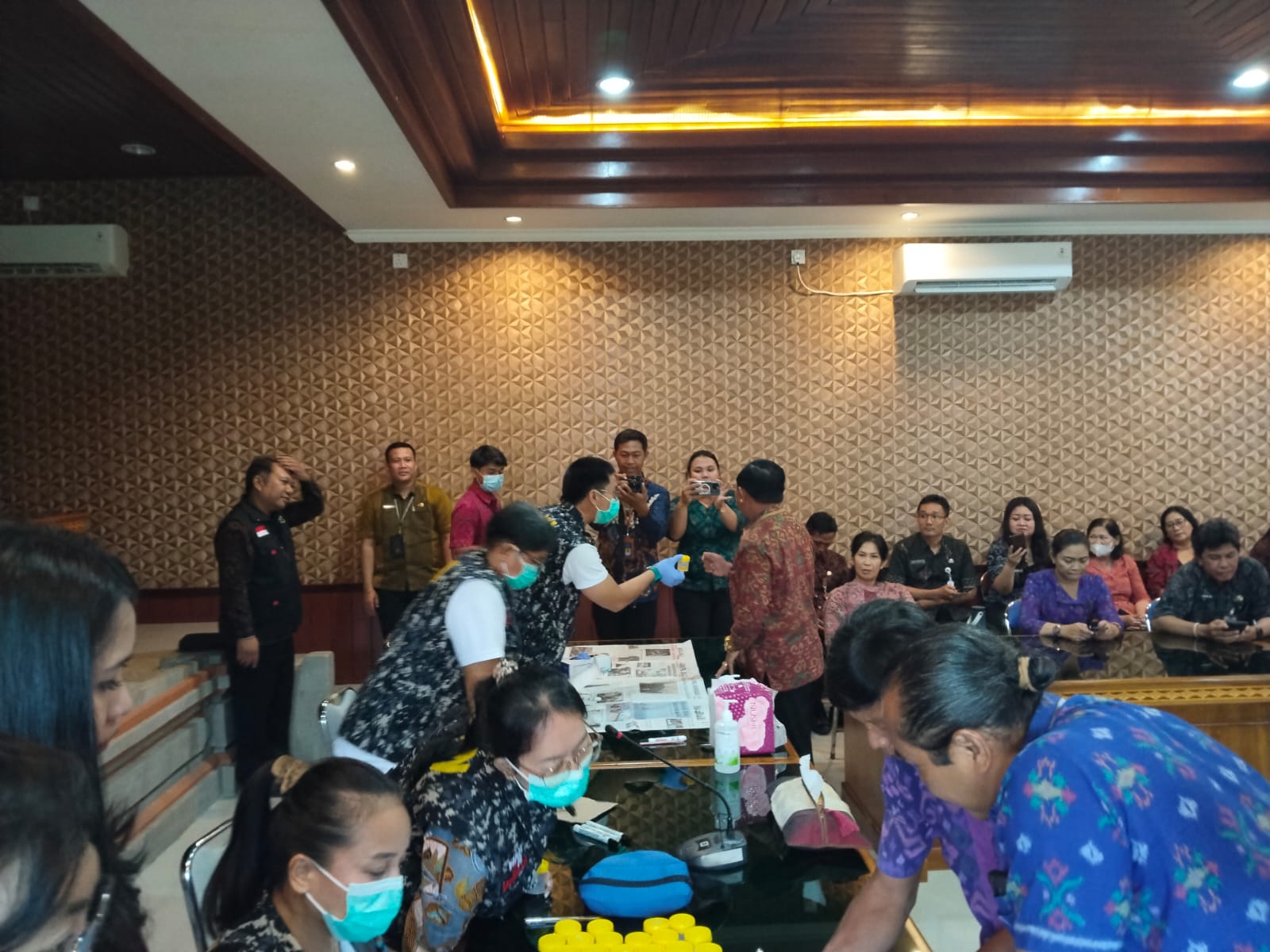 Badan Kesbangpol Gelar Test Urine Sebagai Wujud Pelaksanaan P4GN