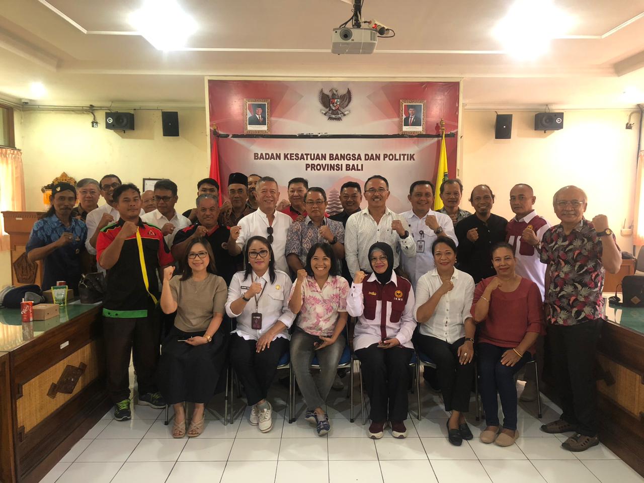 Rapat Pembentukan Pengurus FPK Provinsi Bali 2026 undang Paguyuban Etnis se-Bali.