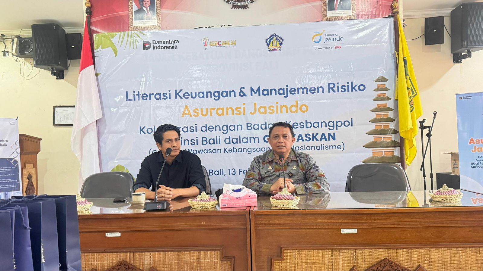 Kesbangpool Bali Gandeng Jasindo, pada Kegiatan GERWASKAN 2