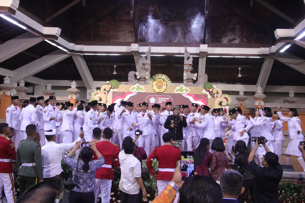 Ramah Tamah Paskibraka Bali, Pengalaman dan Disiplin Jadi Bekal Generasi Muda Menuju Indonesia Emas