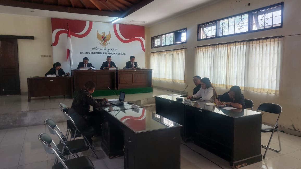 KI Bali Gelar Sidang Pembuktian dan Uji Konsekuensi Kasus Sengketa Informasi Kantah Badung
