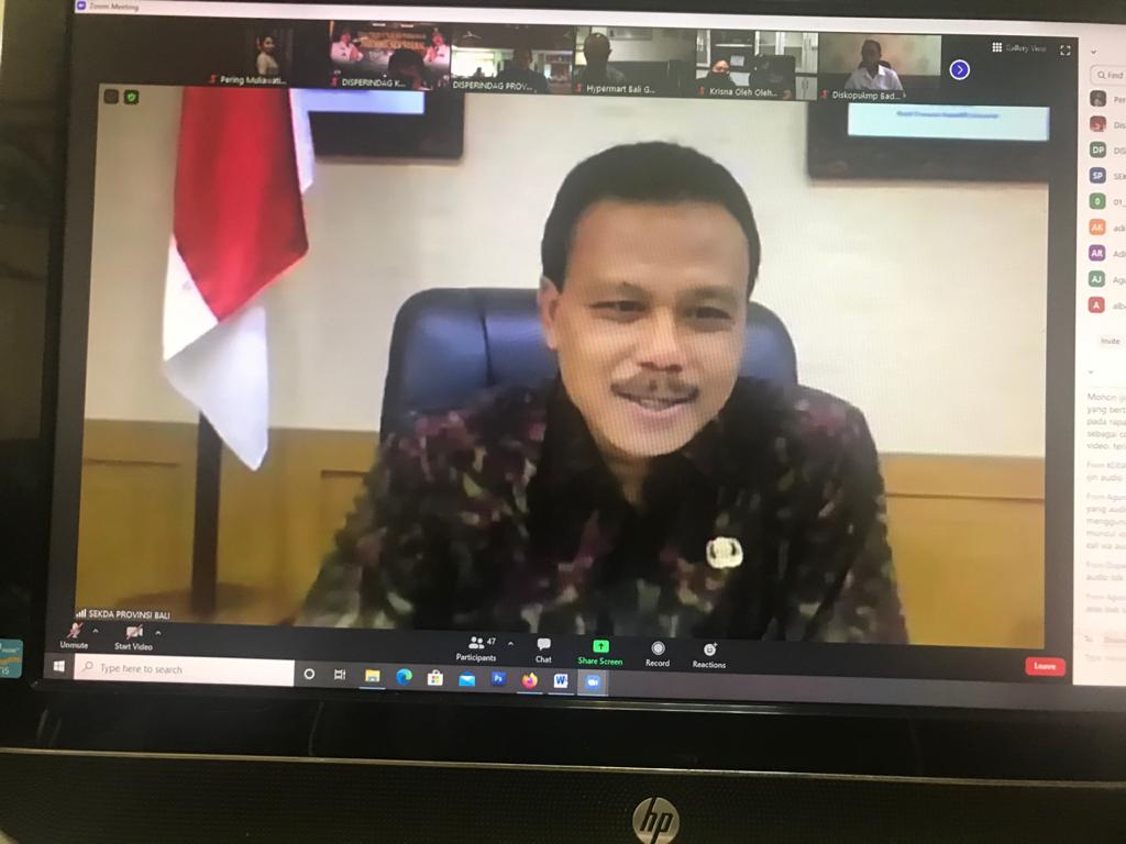 Cegah Menjadi Klaster Penularan Covid-19, Sekda Dewa Indra Minta Pasar Modern Bentuk Satgas Khusus