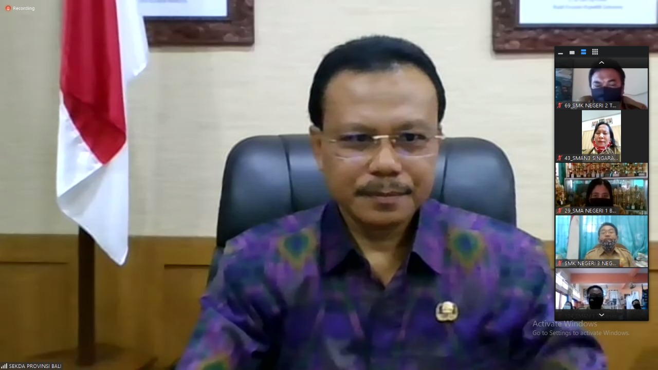 Sekda Dewa Indra Minta Minta Para Kepala Sekolah Persiapkan Tahun Ajaran Baru Dengan Sebaik-baiknya