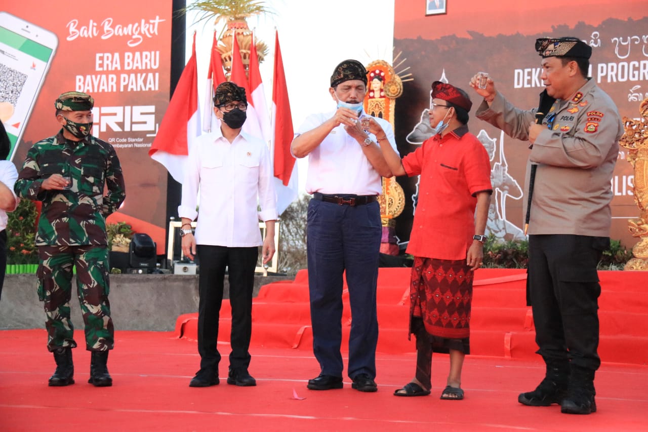 Tos Arak Bali, Diplomasi Cerdas Wayan Koster Dihadapan Menko Maritim & Investasi RI
