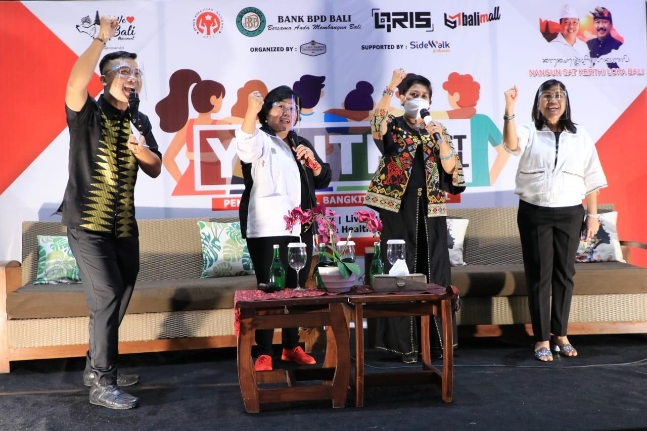 Ny Putri Koster Harap Pengrajin Bali Tidak Lemah, dan Putus Asa Hadapi Pandemi