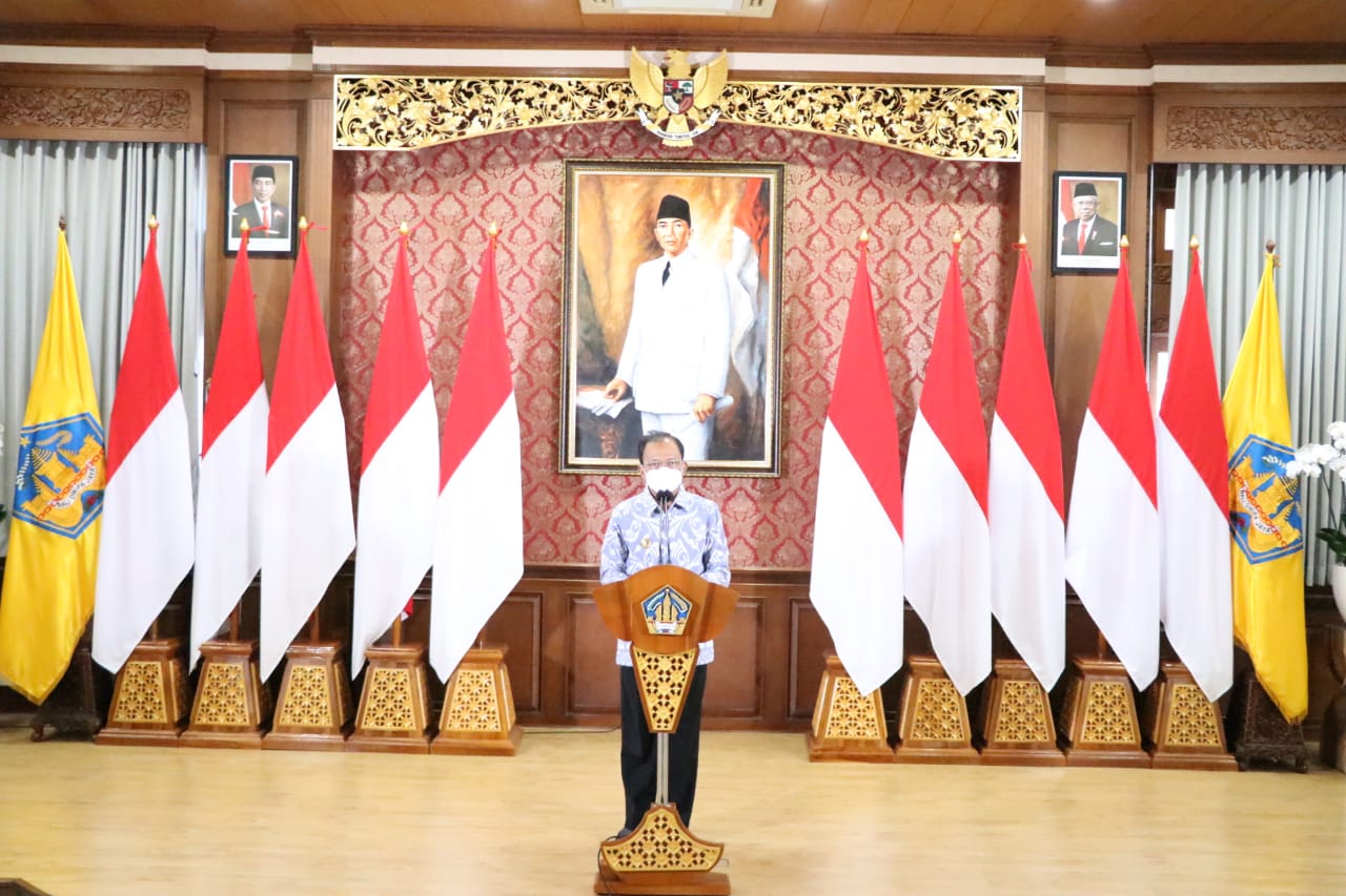 Gubernur Terbitkan SE No 12 Tahun 2021 Terkait Pemberlakuan PPKM Level IV Di Bali