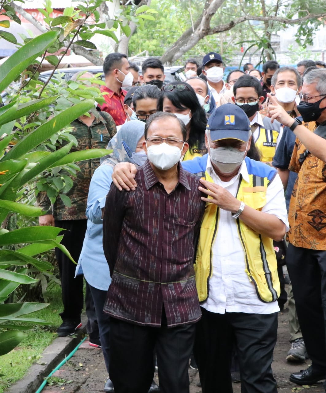Gubernur Bali, Wayan Koster Dampingi Menteri PUPR dan Menteri LHK Tinjau Taman Hutan Raya Ngurah Rai