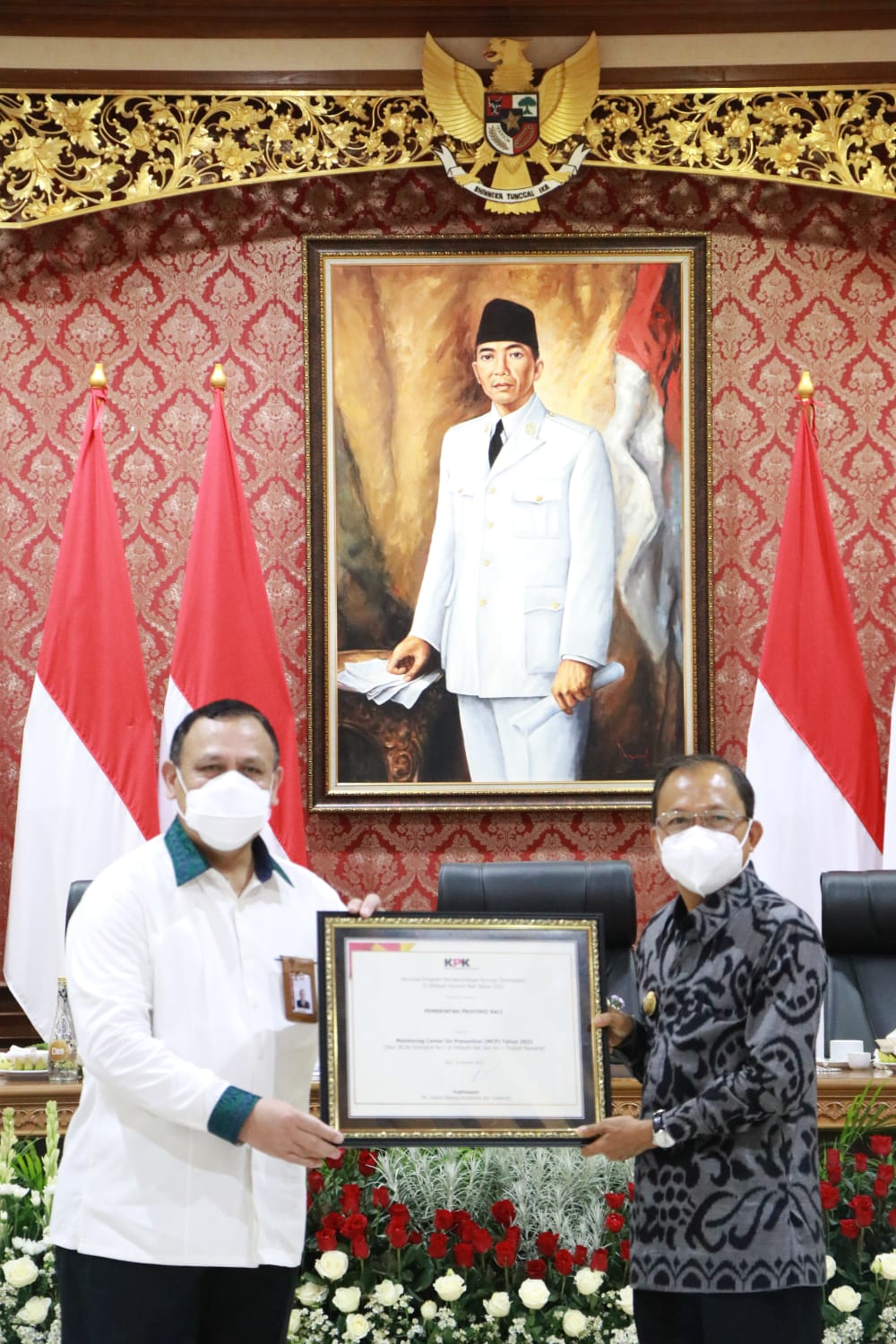 Ketua KPK RI, Firli Bahuri Apresiasi Capaian Gubernur Bali, Wayan Koster Mencegah Korupsi