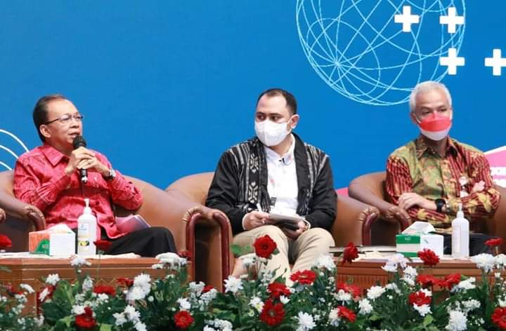 Gubernur Bali, Wayan Koster Paparkan Capaian Kinerja Badan Riset dan Inovasi Daerah Bali Dihadapan Gubernur Se-Indonesia