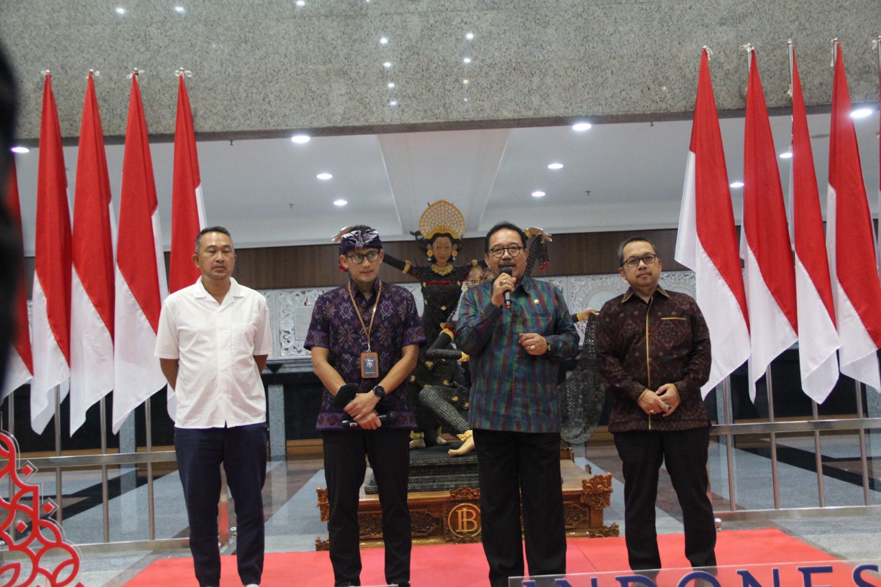 Gelar Rapat Kerja, BPPD Bali Bahas Sinkronisasi Program Promosi dengan Menparekraf RI