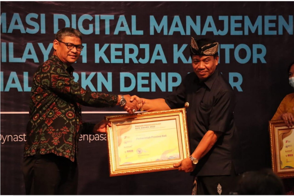 Terbaik dalam Penyelenggaraan Manajemen ASN, Pemprov Bali Raih BKN Award 2022 di Empat Kategori