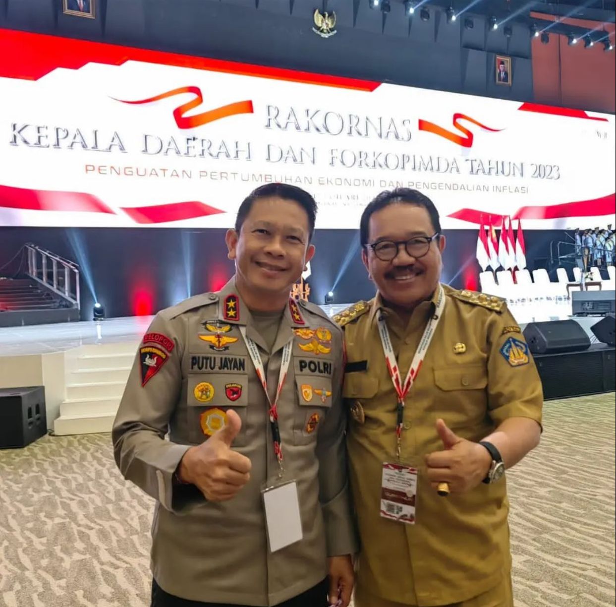 Wagub Cok Ace Hadiri Rakornas Kepala Daerah dan Forkompinda di Bogor
