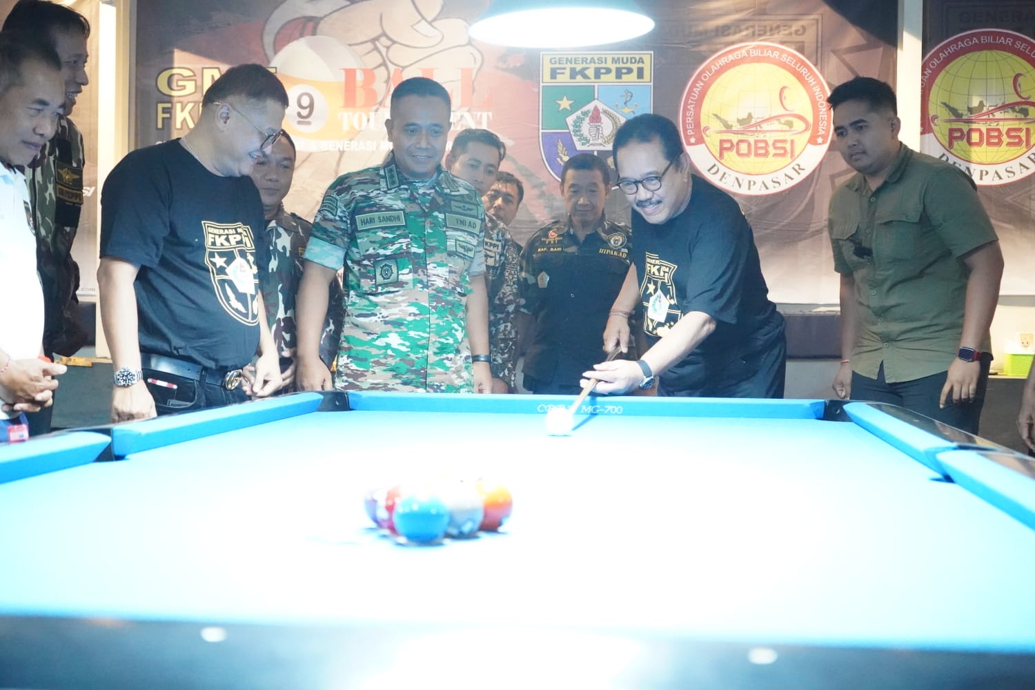 Wagub Cok Ace Apresiasi 9 Ball Tournament Billiard Generasi Muda FKPPI