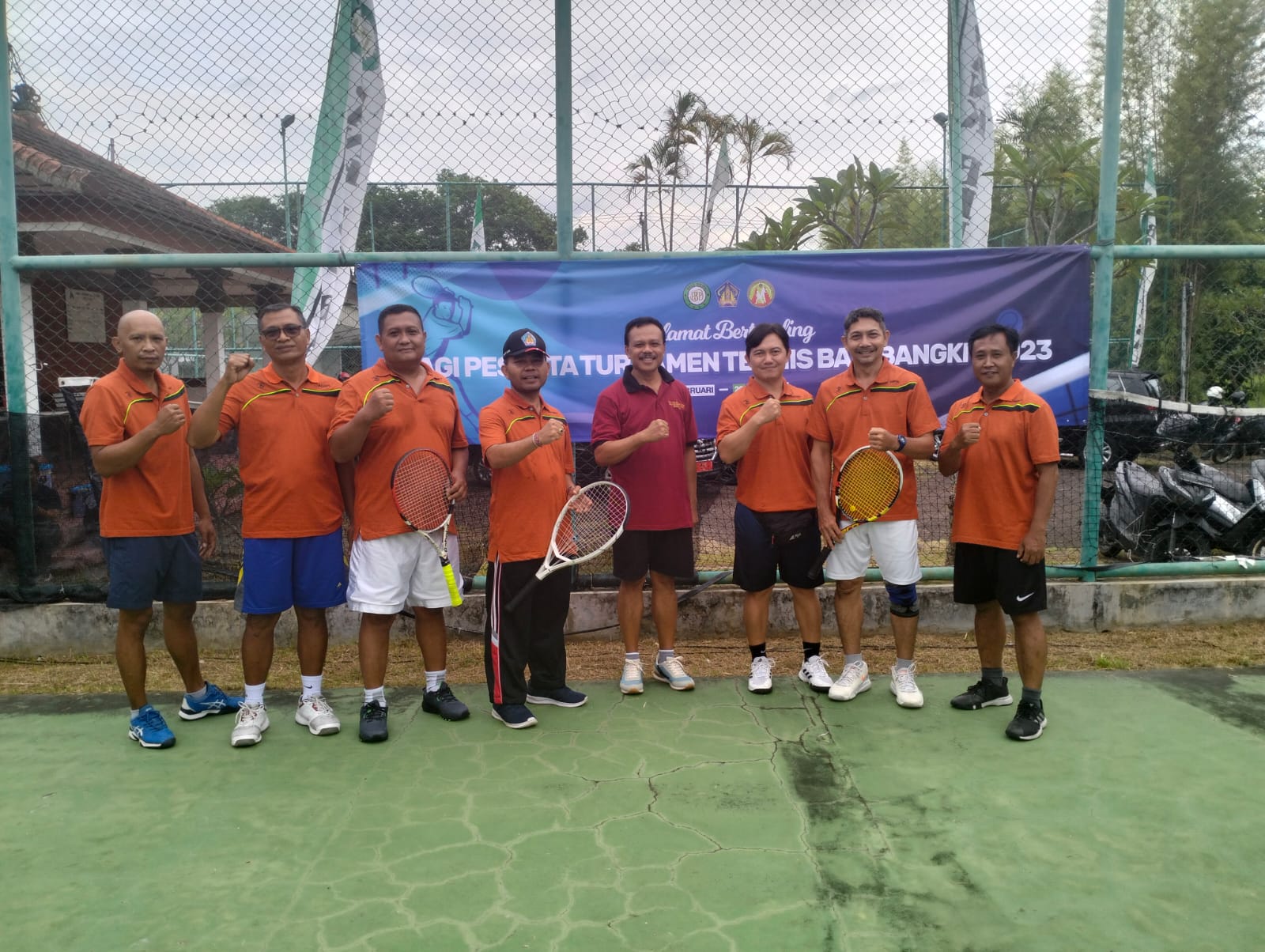 Sekda Provinsi Bali Buka Turnamen Tennis Lapangan Bapor KORPRI Bali Tahun 2023