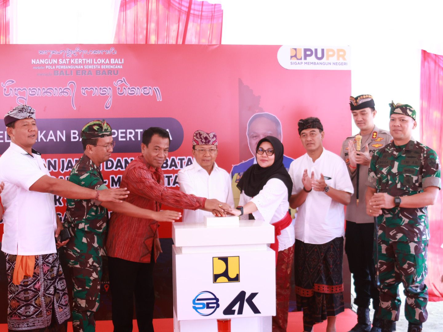 Gubernur Koster Grounbreaking Pembangunan Shortcut Singaraja-Mengwitani Titik 7D dan 7E