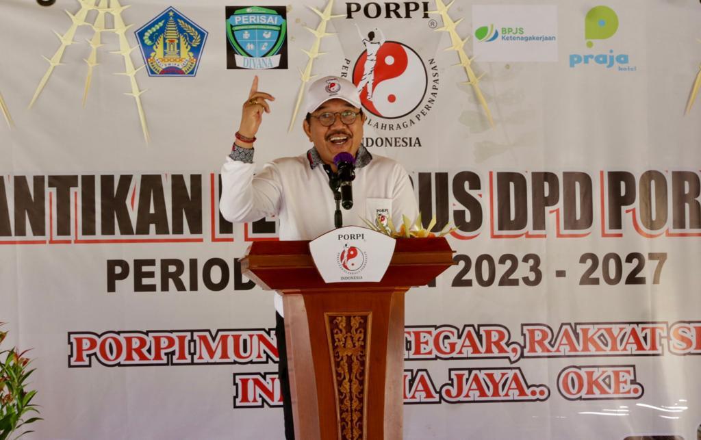 Hadiri Pelantikan Pengurus PORPI Bali, Wagub Cok Ace Dorong Kemajuan Olahraga Pernapasan