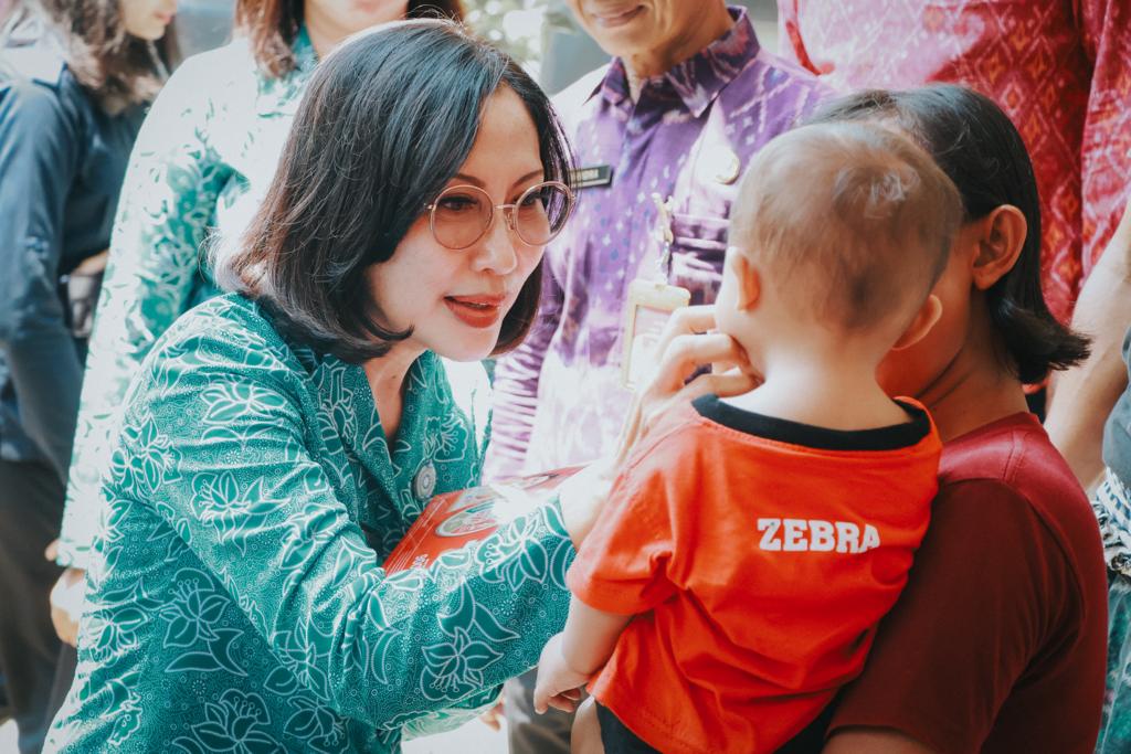 Komit Turunkan Angka Balita Stunting, Pj. Ketua TP PKK Bali Ny. drg. Ida Mahendra Jaya Sambangi Kabupaten Tabanan