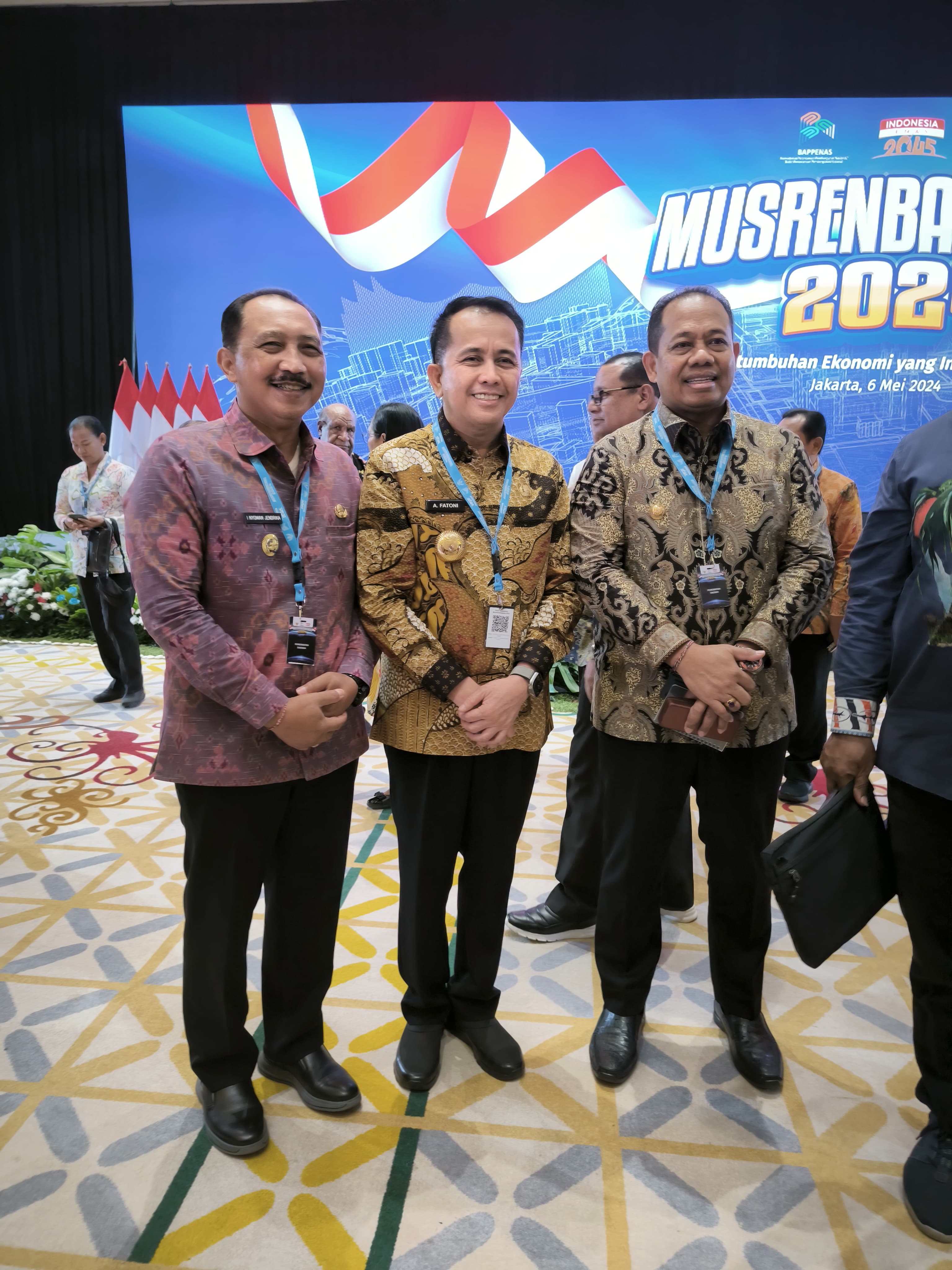 Dibuka Presiden Jokowi, Pj. Gubernur Bali Hadiri Musrenbangnas 2024
