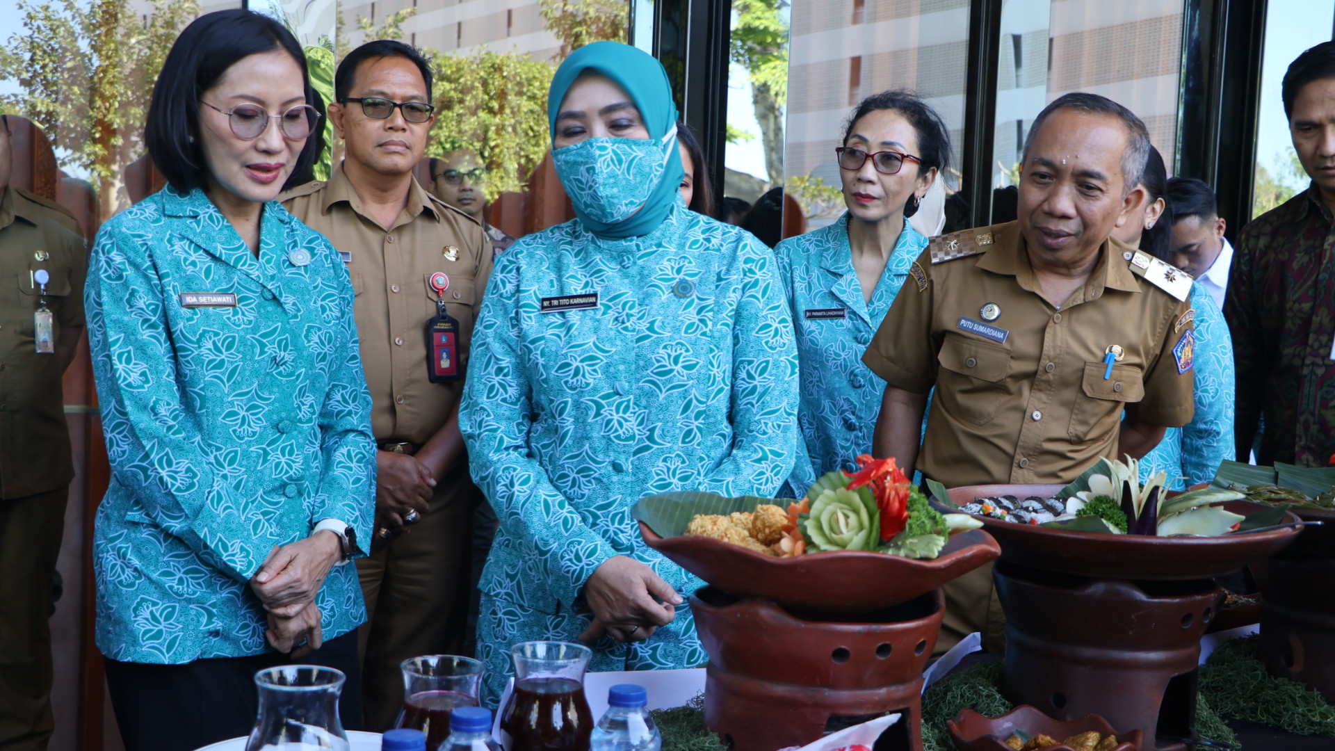 Ketua Umum TP PKK Pusat Hadiri Lomba Masak Serba Ikan Provinsi Bali